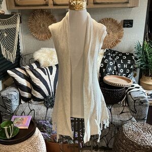 Loft Sleeveless Knit Cardigan M